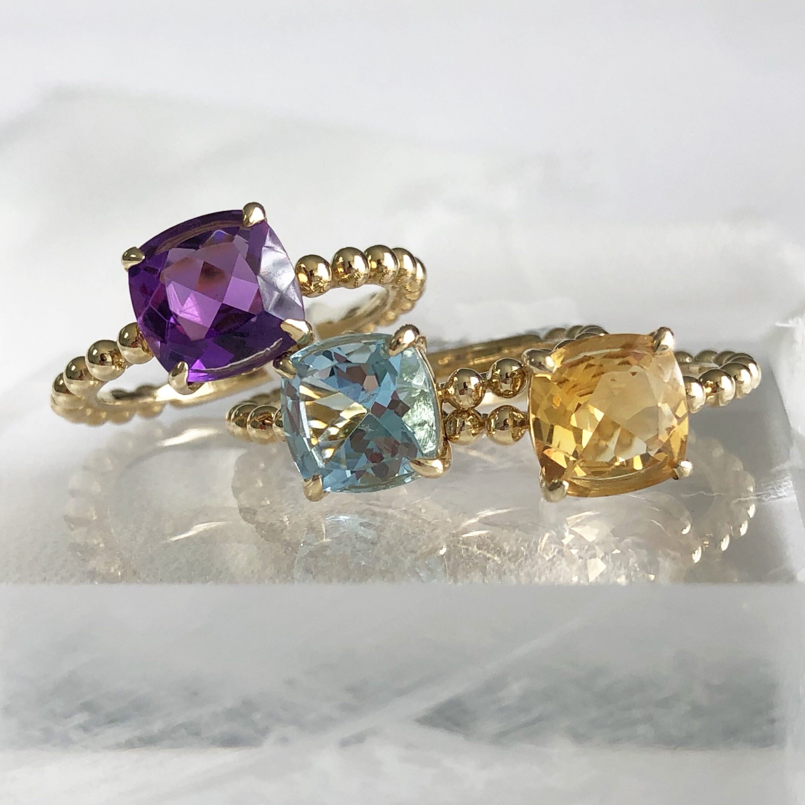 Aylas Cateye, Gold stone semi precious gemstone adjustable ring - 21ct Gold  plated brass | Ayla's Gems