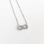 Small Diamond Infinity Pendant