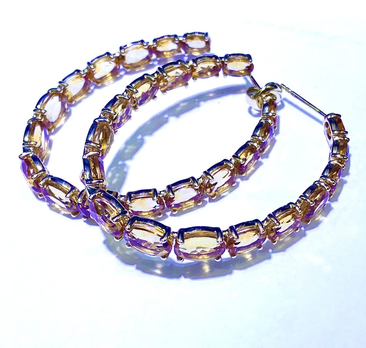 Gemstone Hoops - Image 1