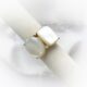 Mother of Pearl & Diamond Ring