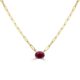 Ruby Pendant Necklace