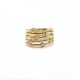 5 Diamond Yellow Gold Ring