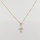 Small Cross Diamond Necklace