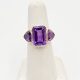 Triple Amethyst Ring
