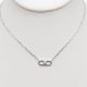 Centered Diamond Oval Necklace