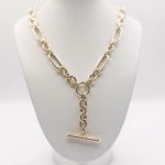 Yellow Gold Lariat 18- inch Necklace