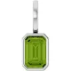 Bezel Set Emerald Cut Natural Peridot