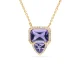 Amethyst & Diamond Necklace