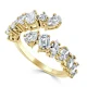 Yellow Gold Fancy-shape Diamonds Ring