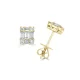 Rectangular Diamond Earrings