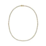 Gold Diamond Tennis Necklace - Image 2