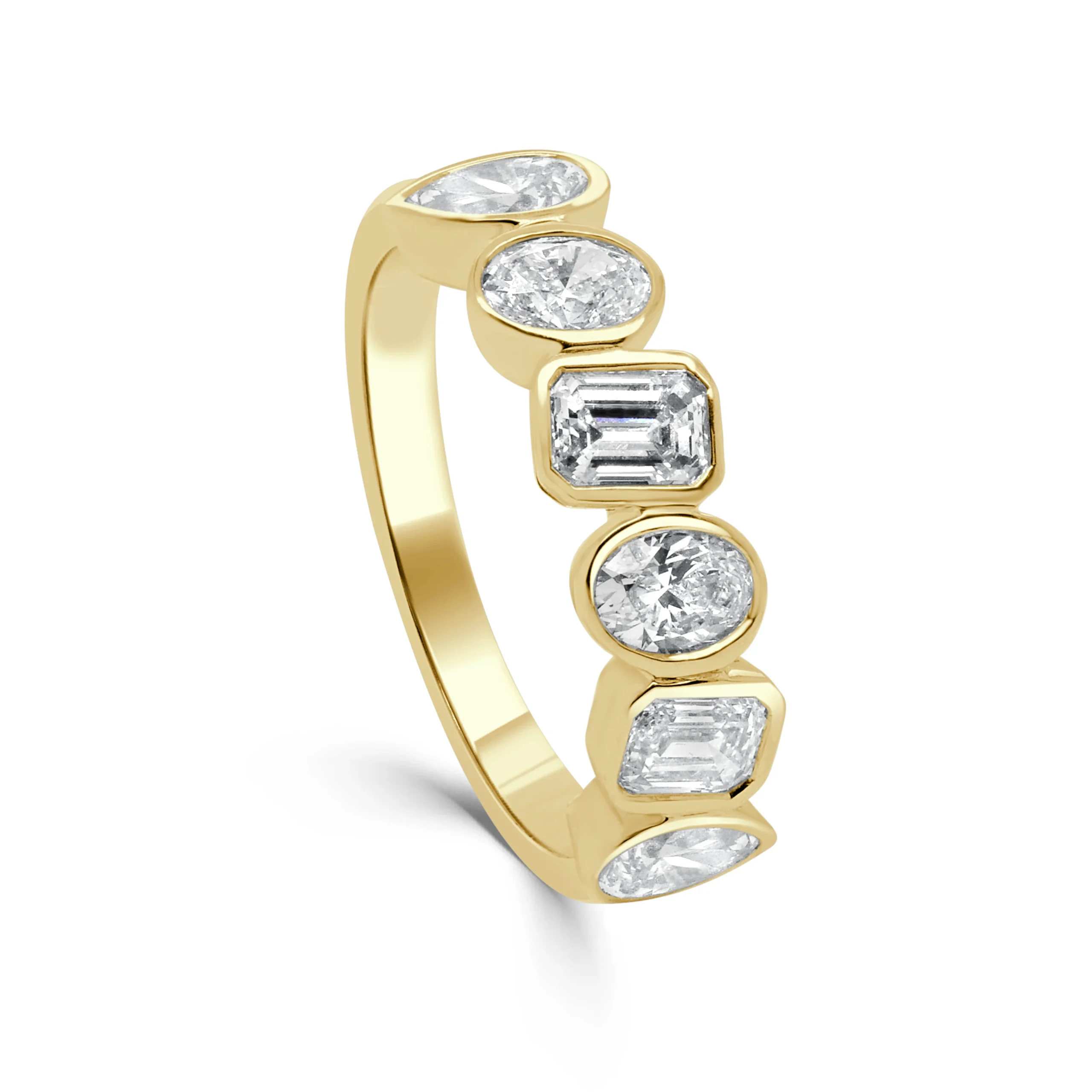 SRP32918Y 6 Fancy-shape Diamonds Ring - Image 1