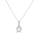 Gold Diamond & Pearl Necklace