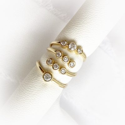 Bezel Set Diamond Ring Designs